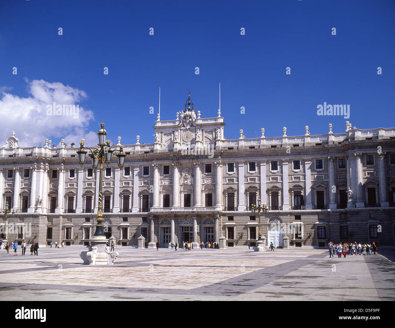 Palacio Real de Madrid (Palais Royal de Madrid), Calle de Bailén, Madrid, Communauté de Madrid, Espagne Banque D'Images