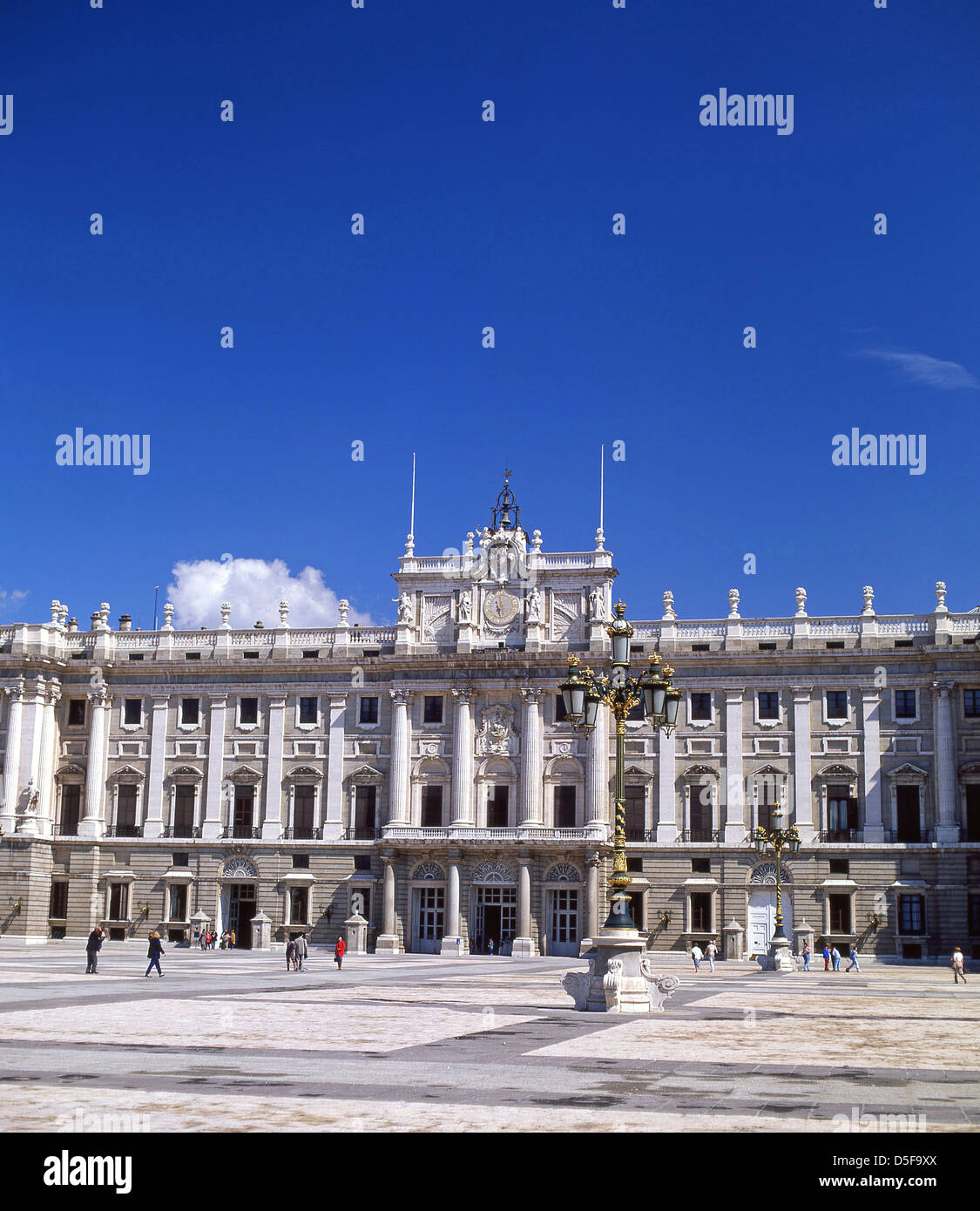 Palacio Real de Madrid (Palais Royal de Madrid), Calle de Bailén, Madrid, Communauté de Madrid, Espagne Banque D'Images