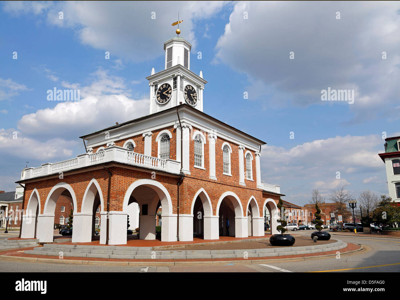Market House au centre-ville historique de Fayetteville, Caroline du Nord NC. Banque D'Images