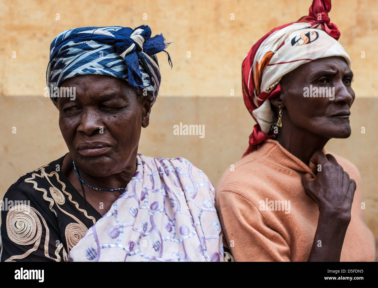 Veuve et veuves au Cameroun Banque D'Images
