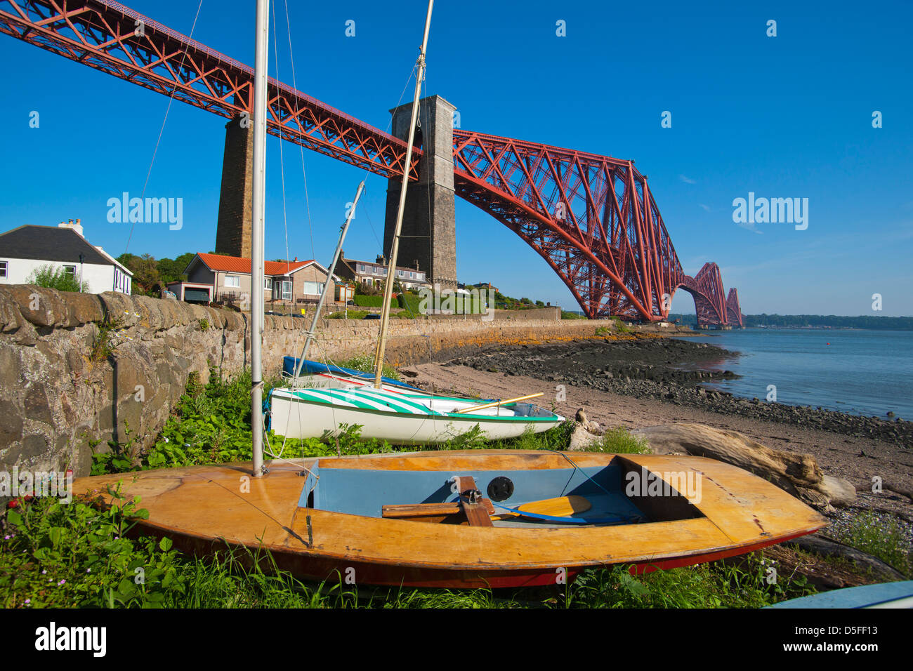 Forth Rail Bridge, North Queensferry, Ecosse, Royaume-Uni Banque D'Images