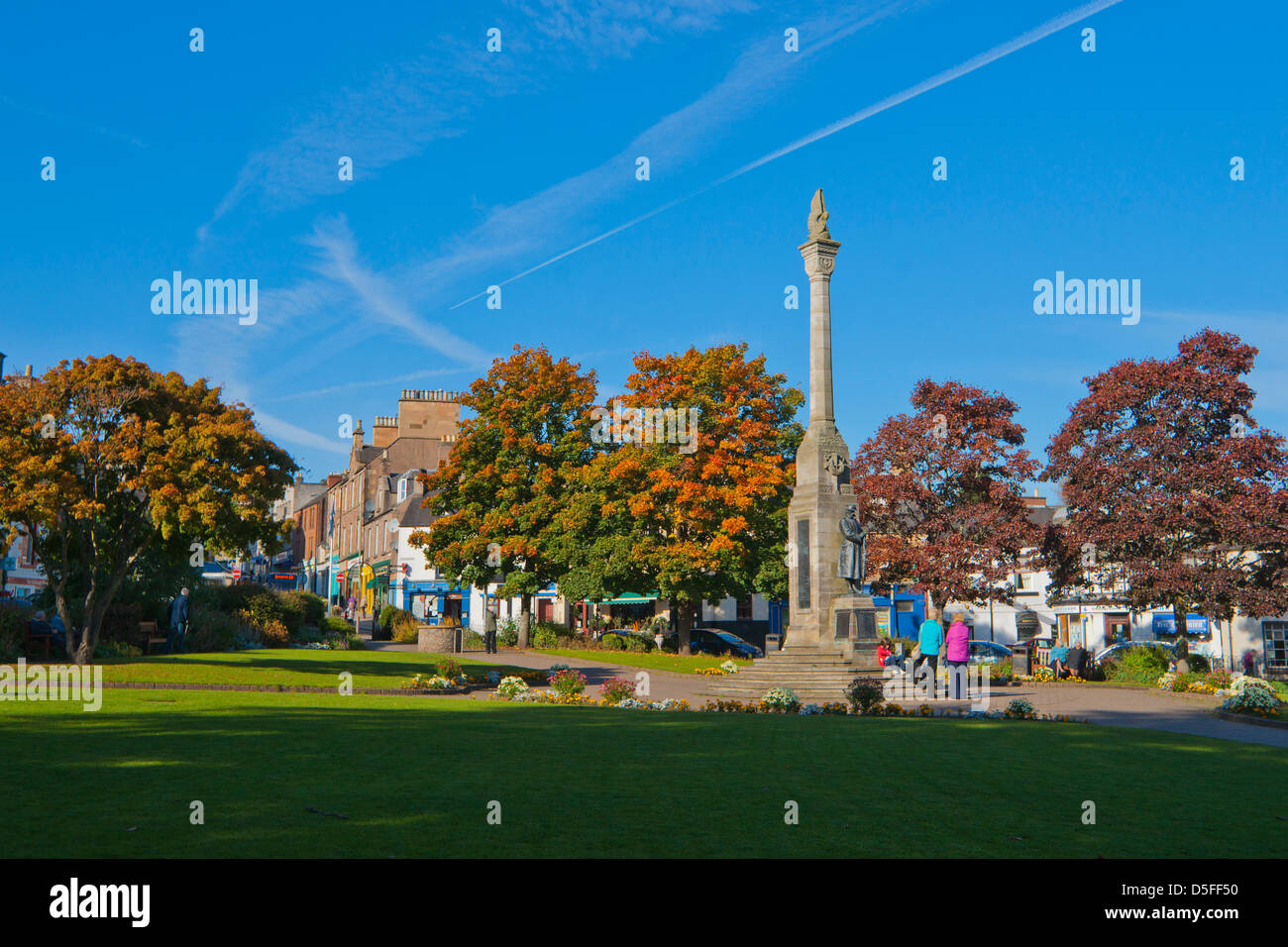 Blairgowrie, couleurs de l'automne, la Couleuvrine Jardins, Perthshire, Écosse, Royaume-Uni Banque D'Images
