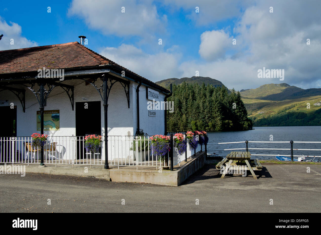 Trossachs, Loch Katrine, stronachlachar, Ecosse, Royaume-Uni Banque D'Images