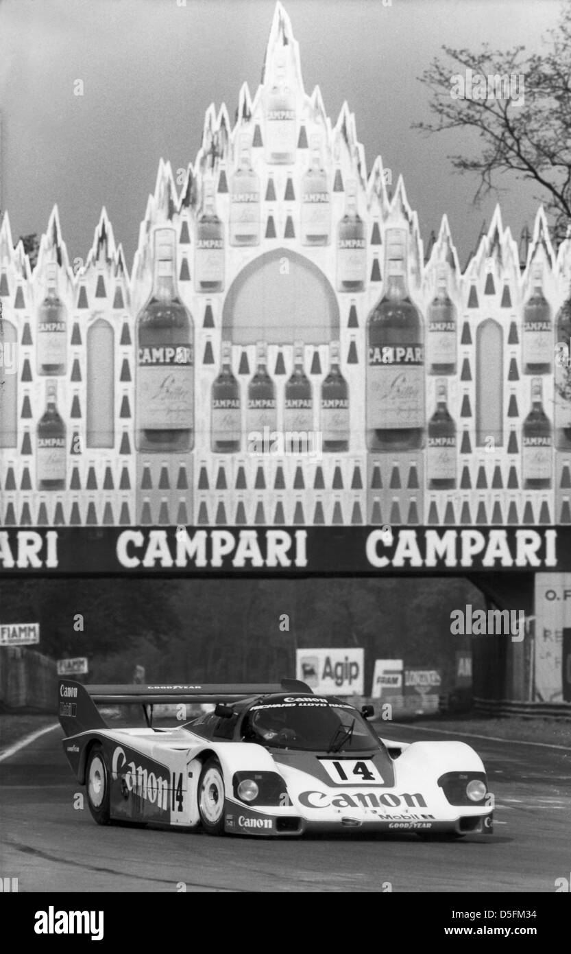1000 KM Monza ; 1985 ; Italie ; Porsche 956;Jonathan Palmer (GB)/Jan Lammers (NL) Banque D'Images