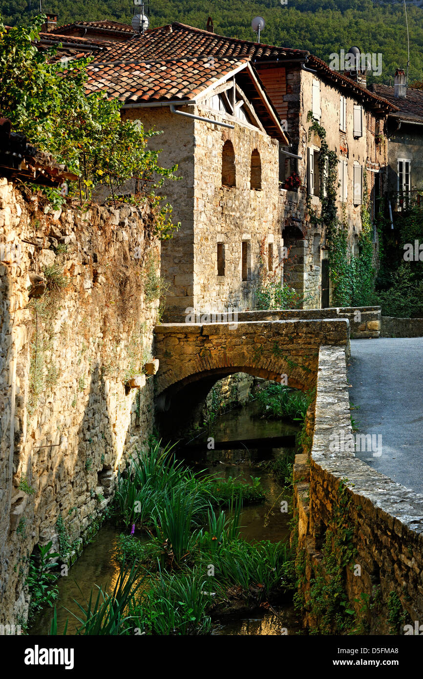 St Antonin Noble Val, Tarn et Garonne, France Banque D'Images