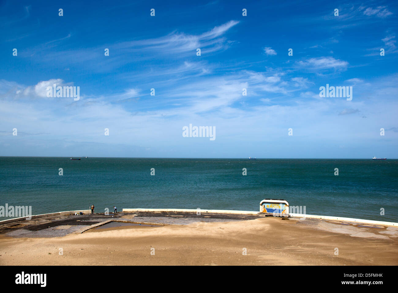 Lido Sands Margate Banque D'Images