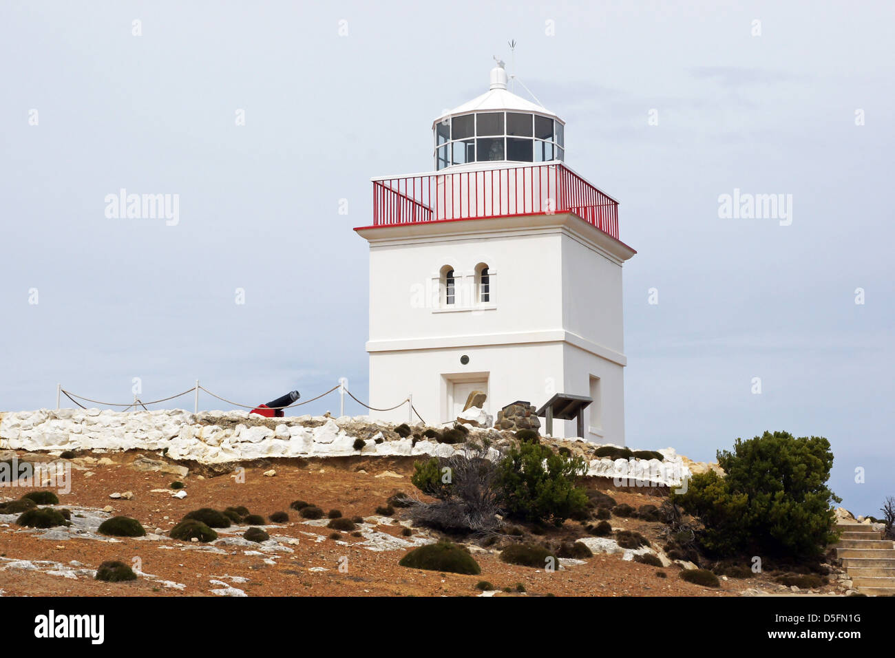 Phare du Cap Borda, Kangaroo Island, Australie Banque D'Images