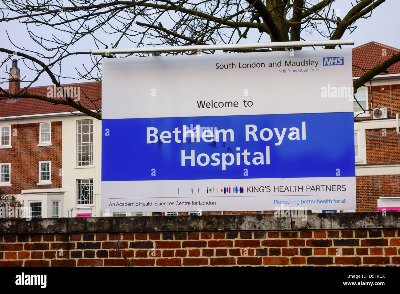 Bethlem Royal Hospital London NHS Hospital Mental Banque D'Images