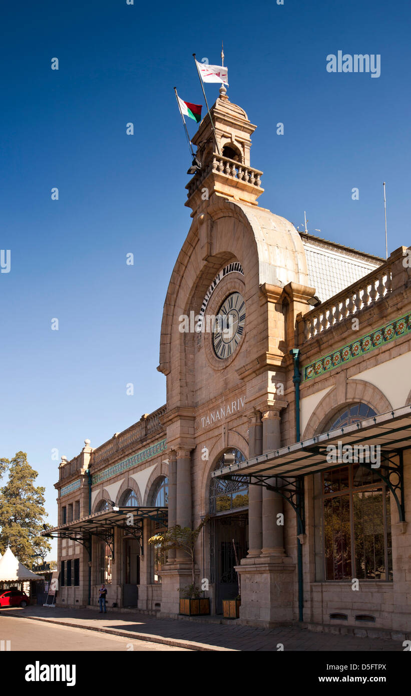 Madagascar, Antananarivo, la gare de Soarano, ancienne gare Banque D'Images