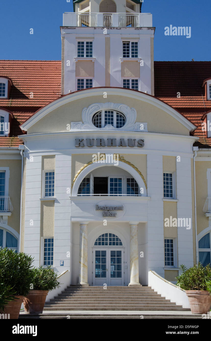 Ostseebad Binz sur l'île de Rugen. Banque D'Images