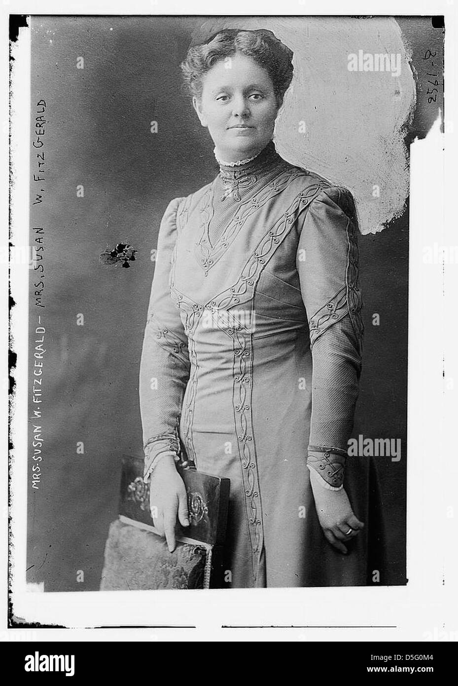 Susan W. Fitzgerald, suffragiste irlando-américaine et figure politique du Massachusetts, est une avocate clé des droits des femmes et joue un rôle dans la promotion du suffrage aux États-Unis. Banque D'Images