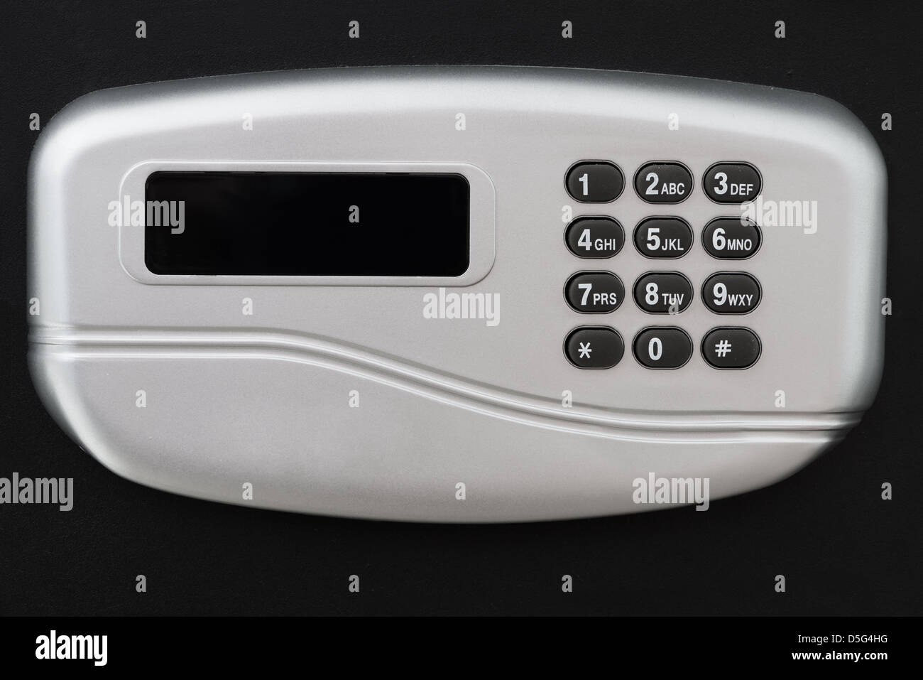 Verrouillage numérique coffre-fort Coffre-fort avec serrure numérique avec écran, panneau, boutons chiffre Banque D'Images