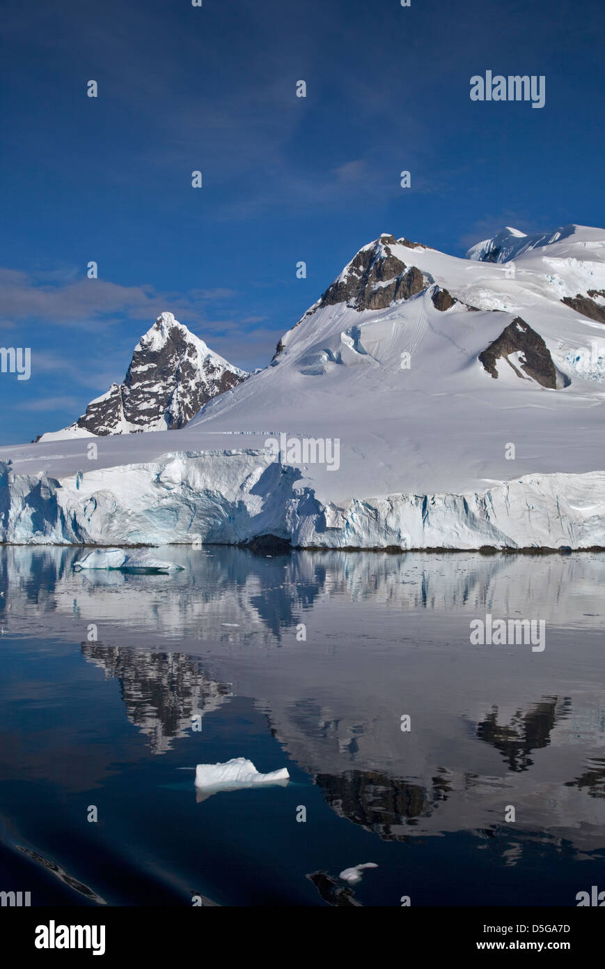 Paradise Bay, péninsule antarctique Banque D'Images