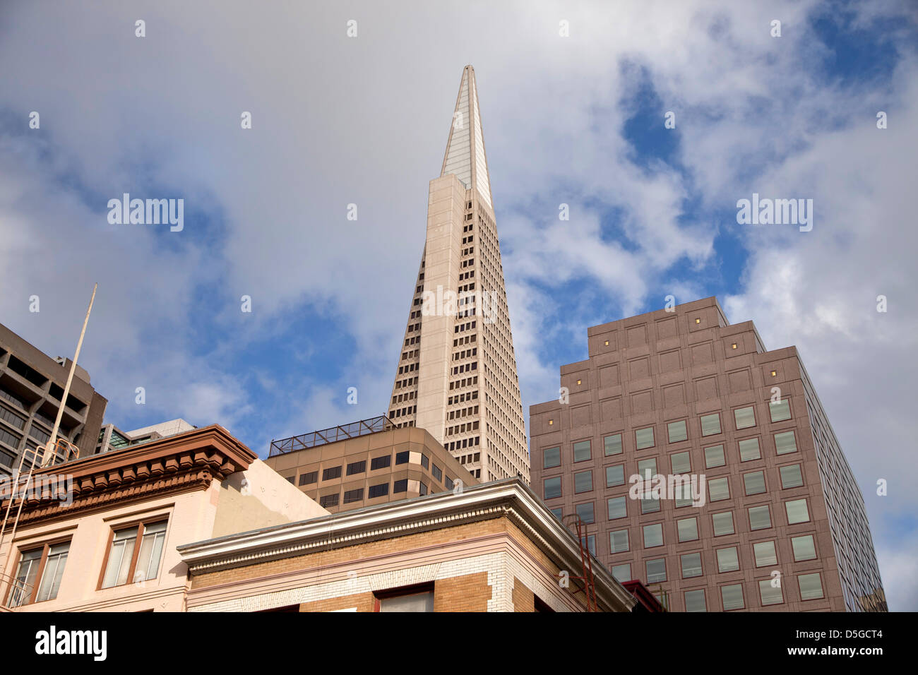 La Transamerica Pyramid à San Francisco, Californie, États-Unis d'Amérique, USA Banque D'Images