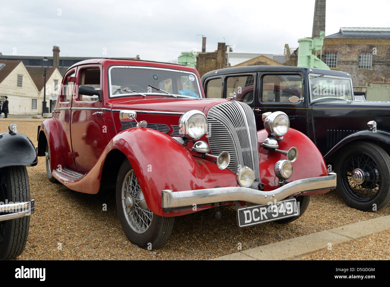 1938 Triumph Dolomite voiture classique Banque D'Images