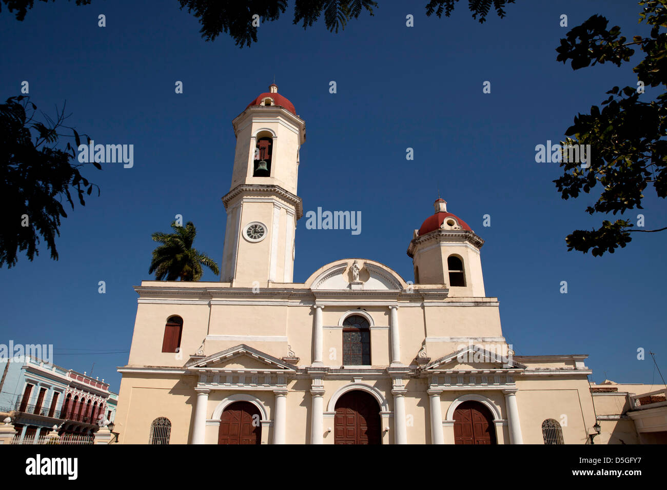 La Cathédrale Cathédrale de la Purisma Concepcion à Cienfuegos, Cuba, Caraïbes Banque D'Images