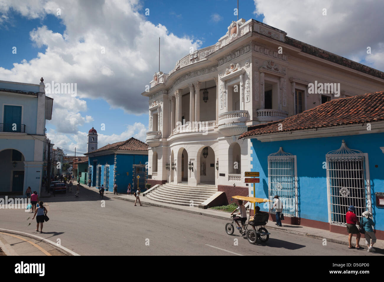 Cuba, la province de Sancti Spiritus, Sancti Spritus, Parque Serafin Sanchez area, Museo Provincial Museum Banque D'Images