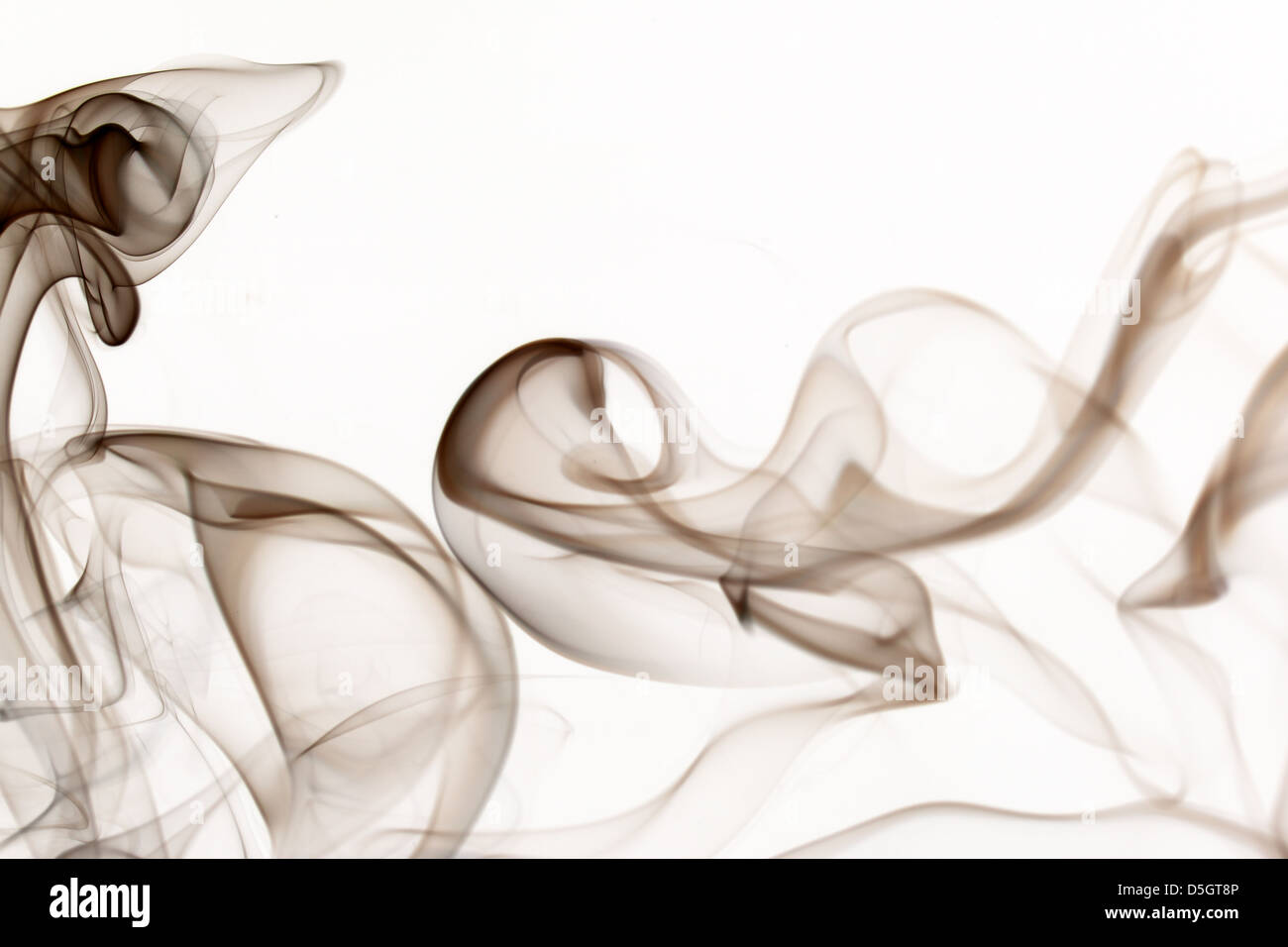 Origines de la fumée colorée Banque D'Images