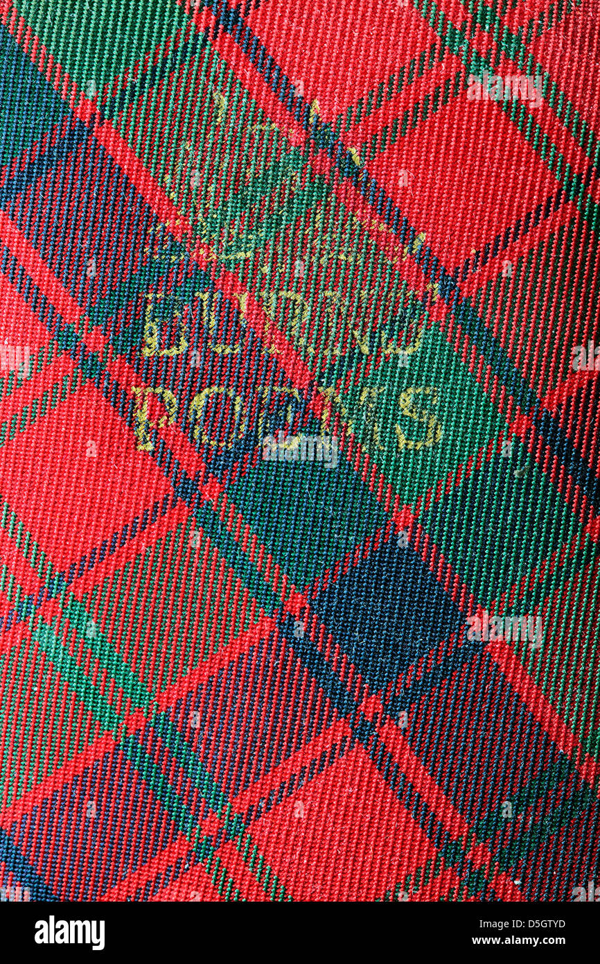 Couverture de livre avec des poèmes de Robert Burns, Ecosse Banque D'Images