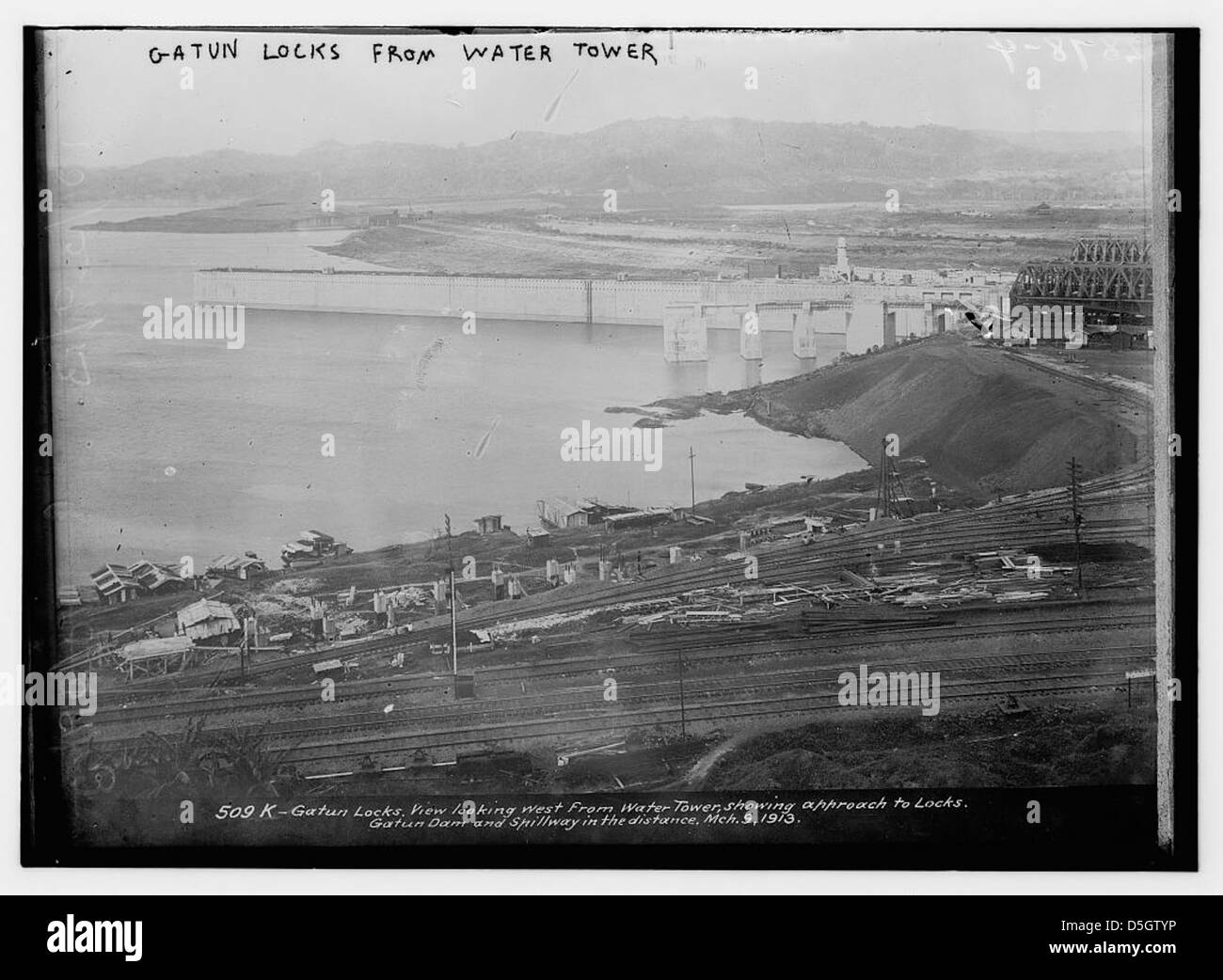 Château d'eau de Gatún (LOC) Banque D'Images