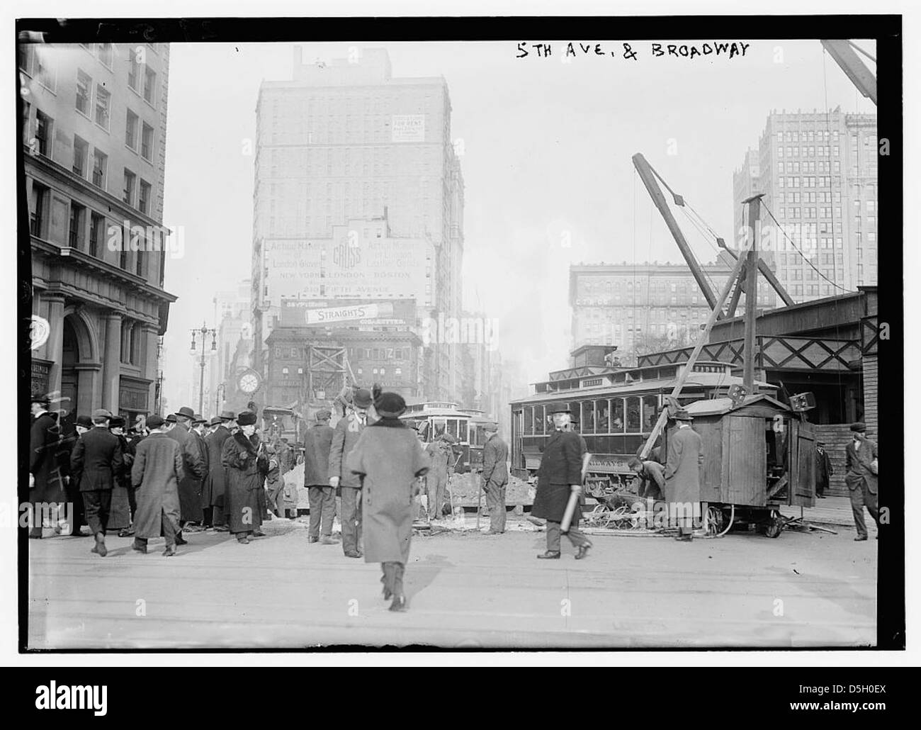 La 5e Avenue et Broadway (LOC) Banque D'Images