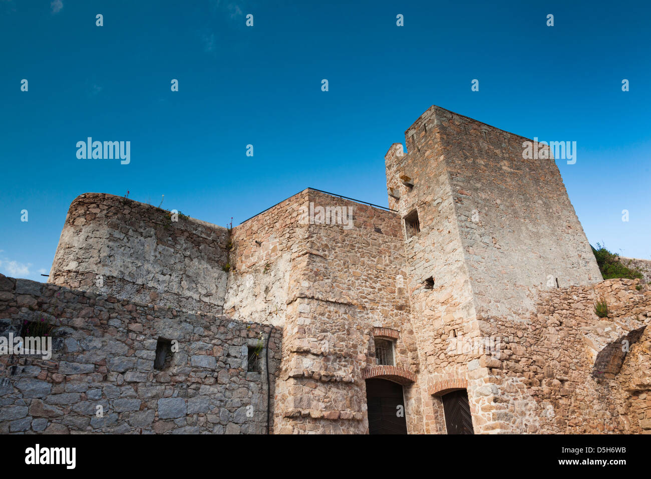 France, Corse, Porto Vecchio, La Citadelle, le bastion de France Banque D'Images