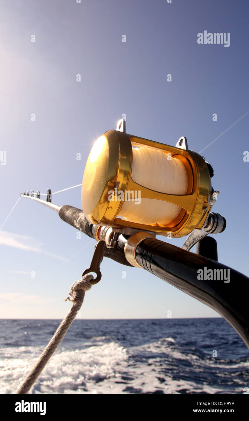 La pêche en haute mer Banque D'Images
