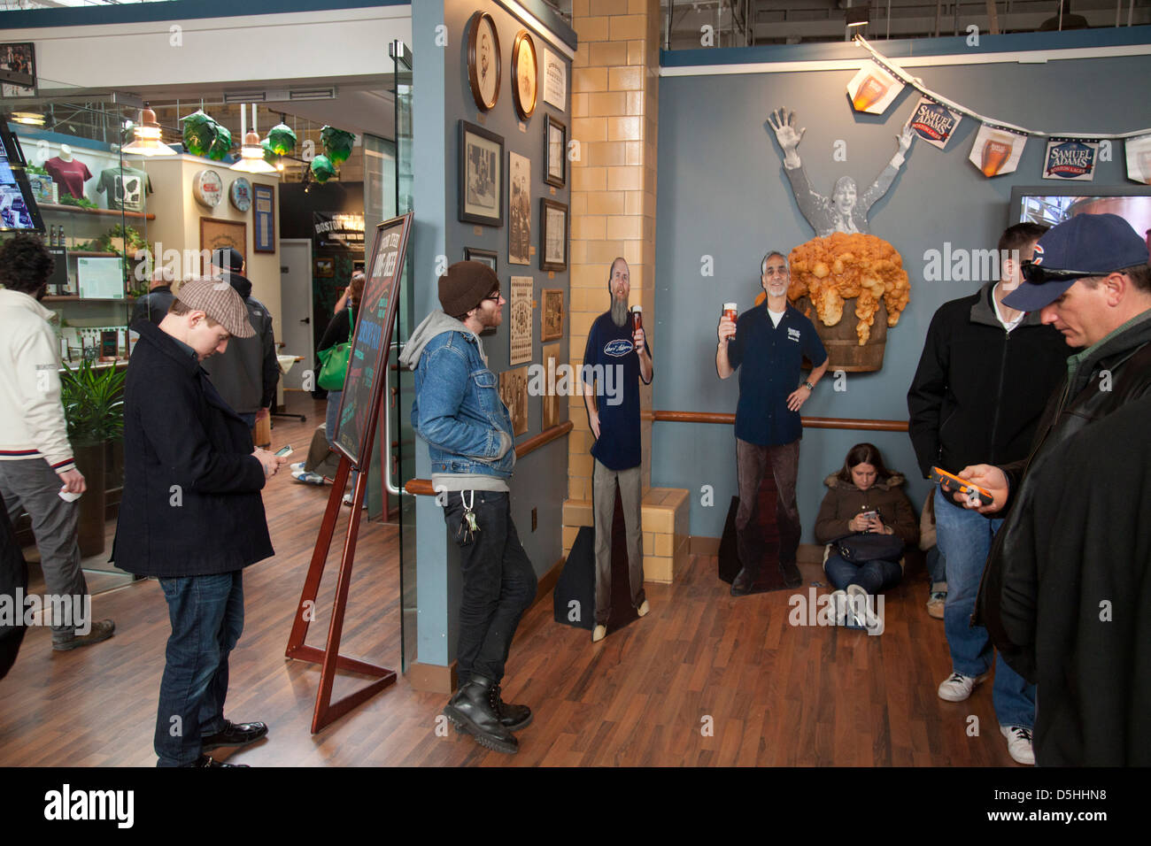 Tour de la bière Samuel Adams Banque D'Images