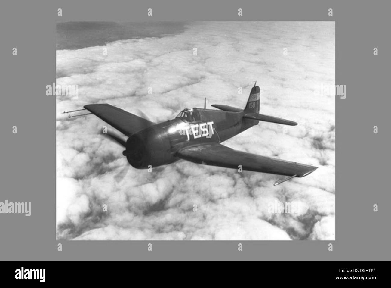 Grumman F6F-3, 42874, le NACA-158 Banque D'Images