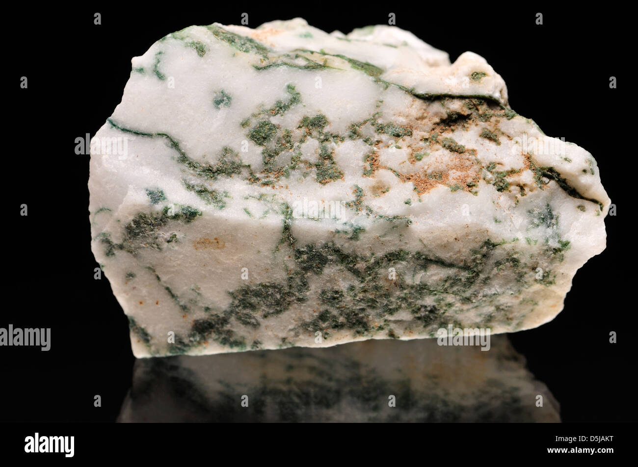 Agate arbre - sous forme de quartz avec inclusion dendritique - de l'Inde Banque D'Images