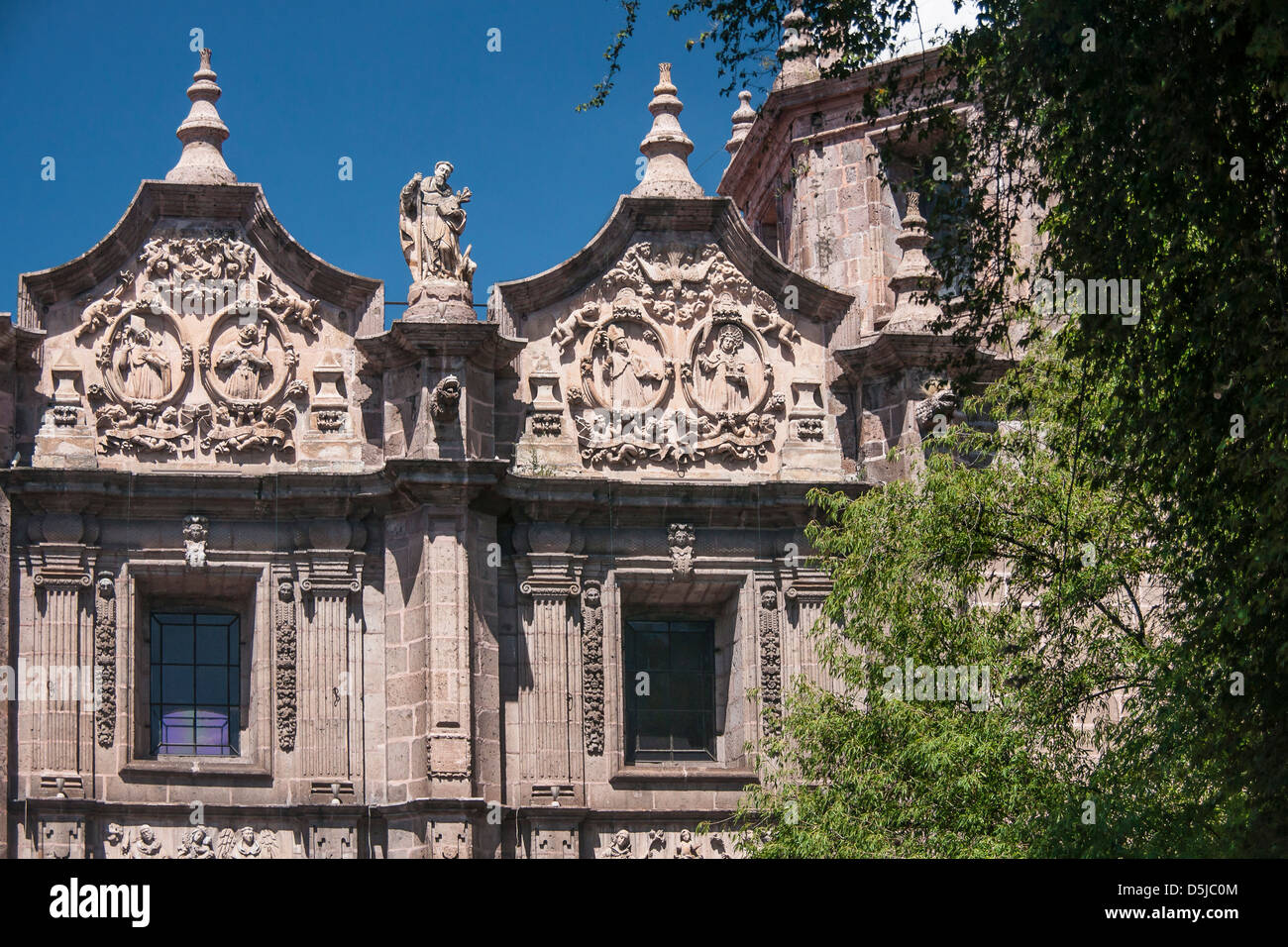 L'architecture coloniale espagnole Morelia Mexique Banque D'Images