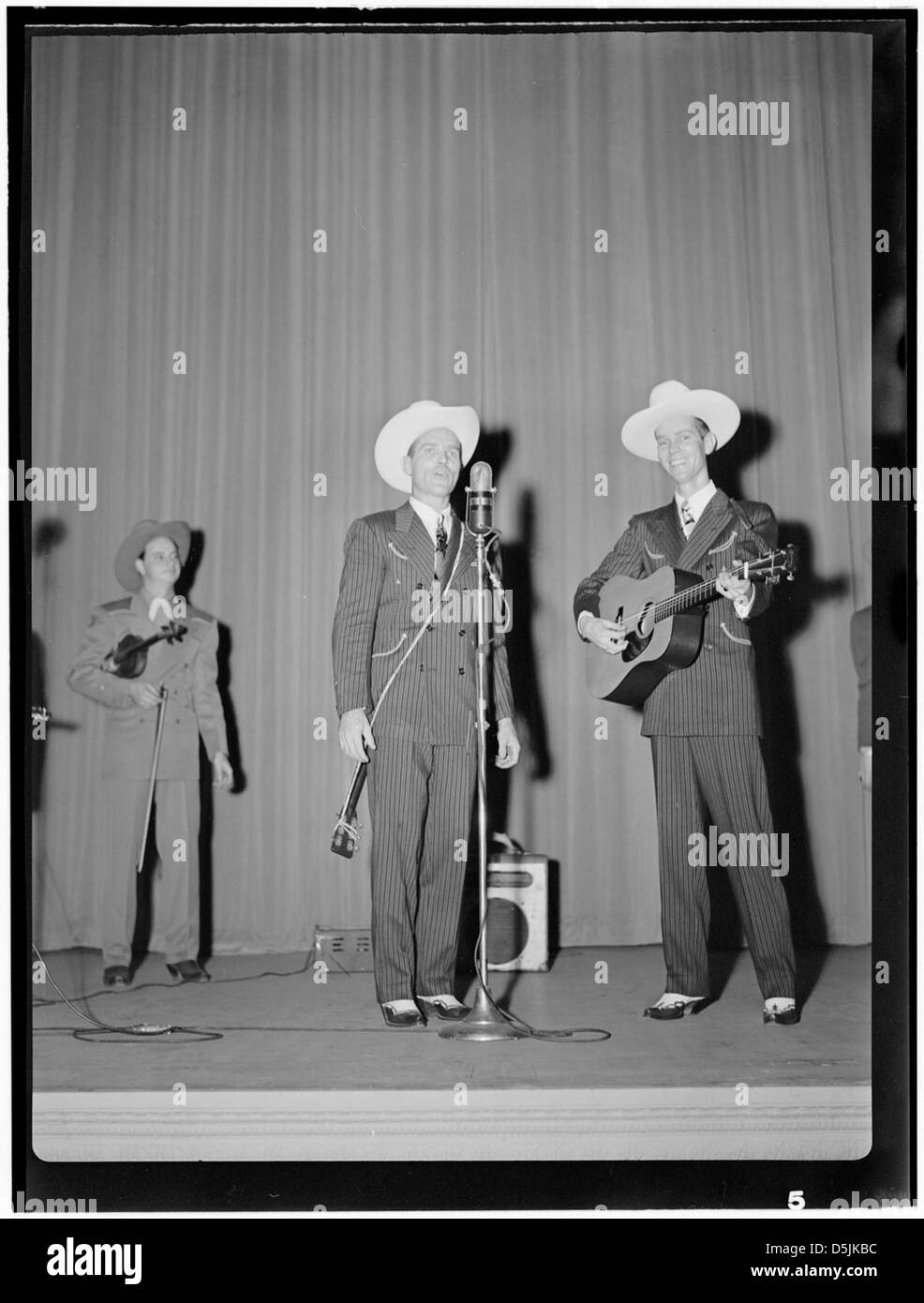 [Portrait d'Ernest Tubb concert, Carnegie Hall, New York, N.Y., 18 et 19 septembre, 1947] (LOC) Banque D'Images