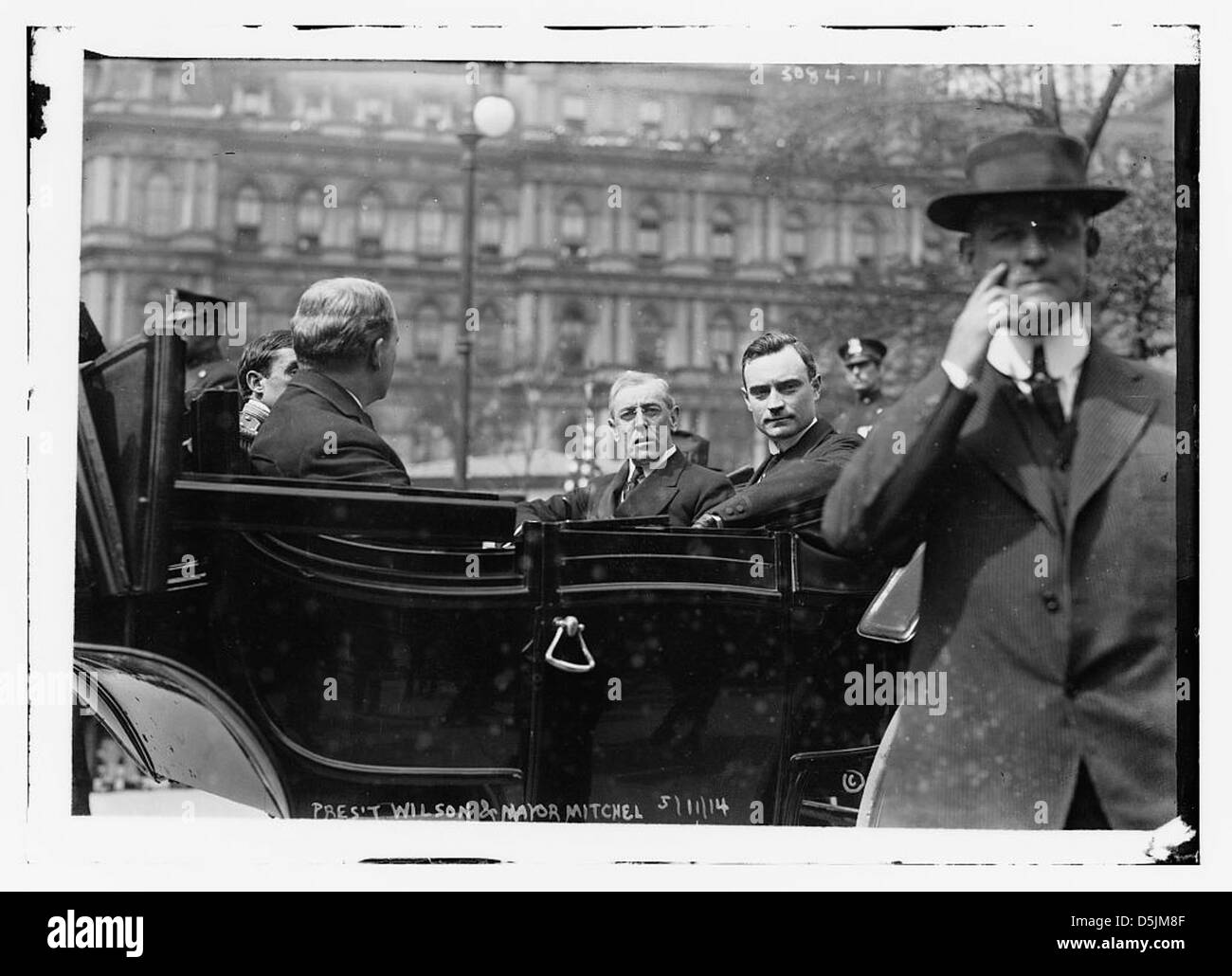 Prés't Wilson & Maire Mitchel (LOC) Banque D'Images