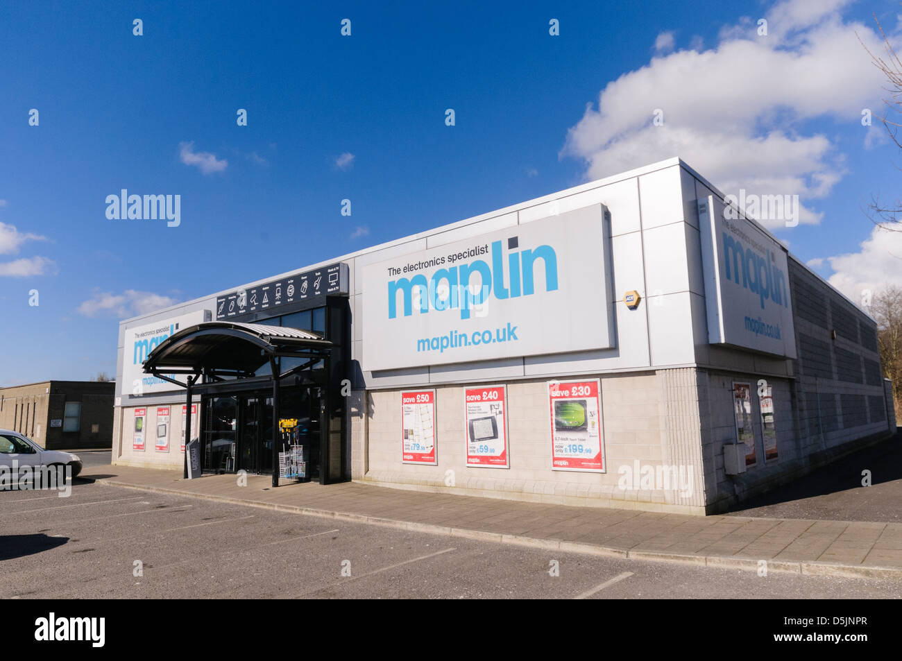 Maplin Electronics store Banque D'Images