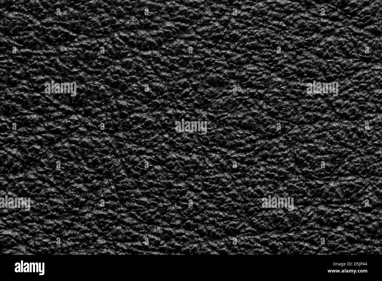 Arrière-plan de cuir noir ou rugueux texture pattern Banque D'Images