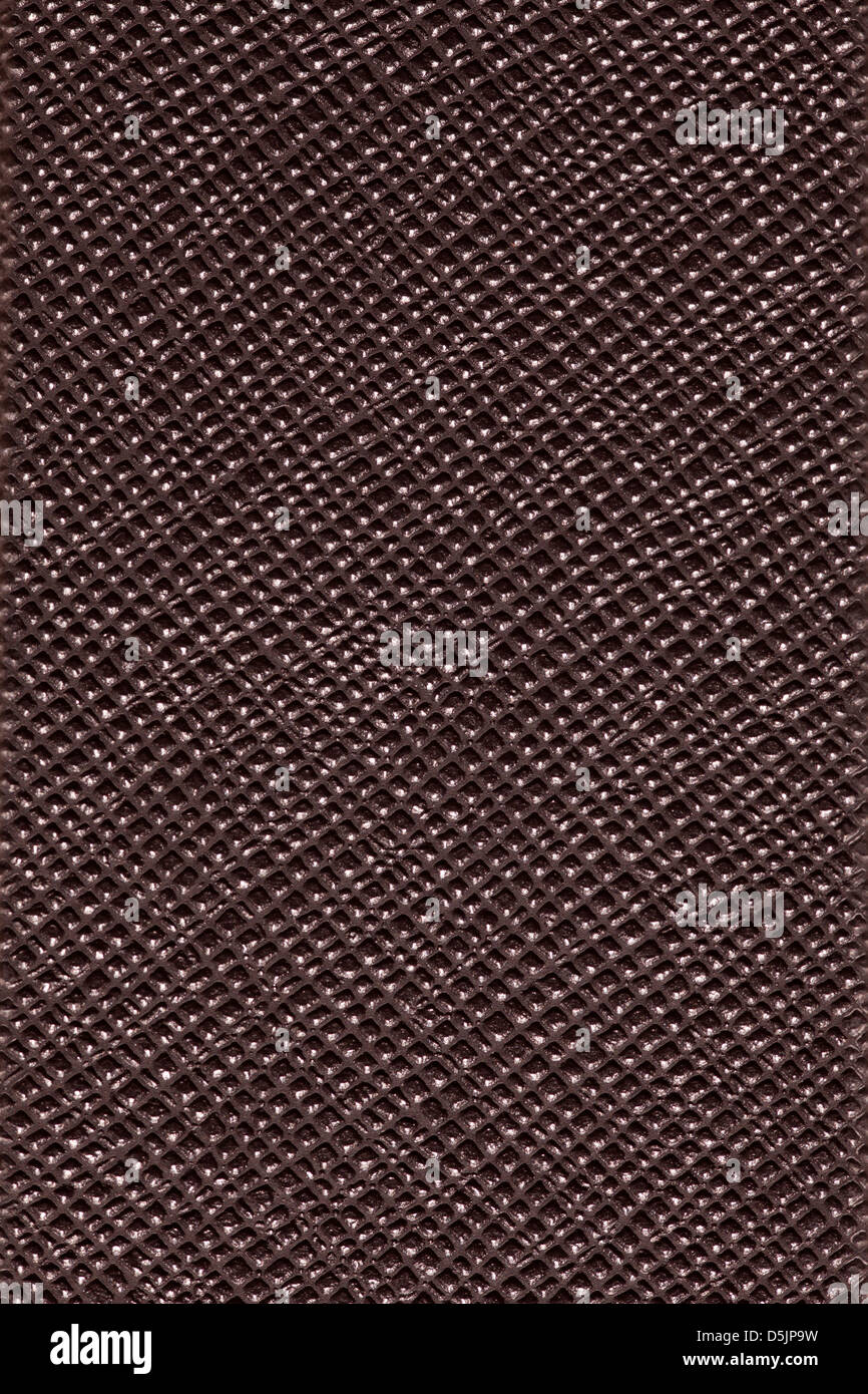 Fond en cuir brun ou quadrillage texture abstrait Banque D'Images