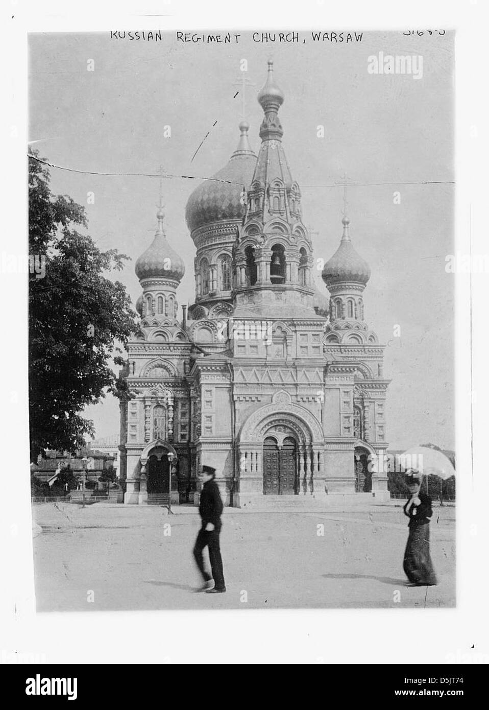 Régiment russe Église, Varsovie (LOC) Banque D'Images