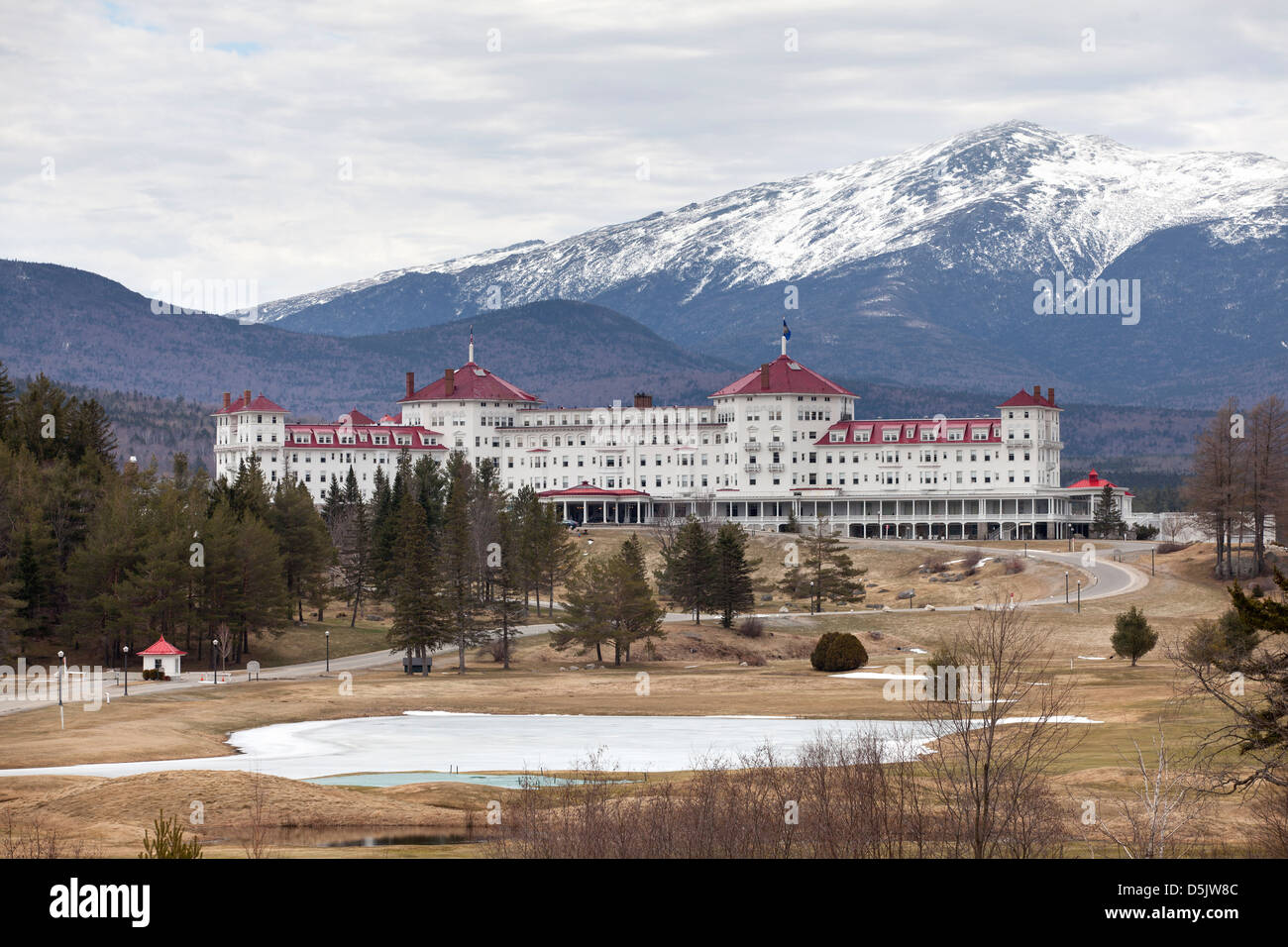 L'hôtel Mount Washington, Bretton Woods, New Hampshire, USA Banque D'Images