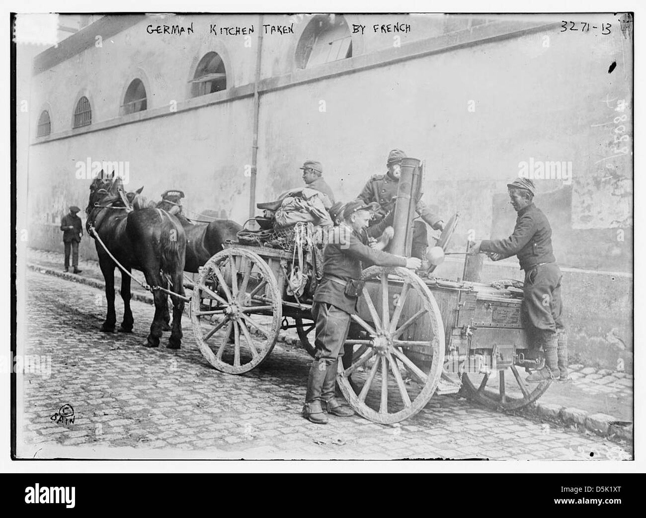 Cuisine allemande prise par l'anglais (LOC) Banque D'Images