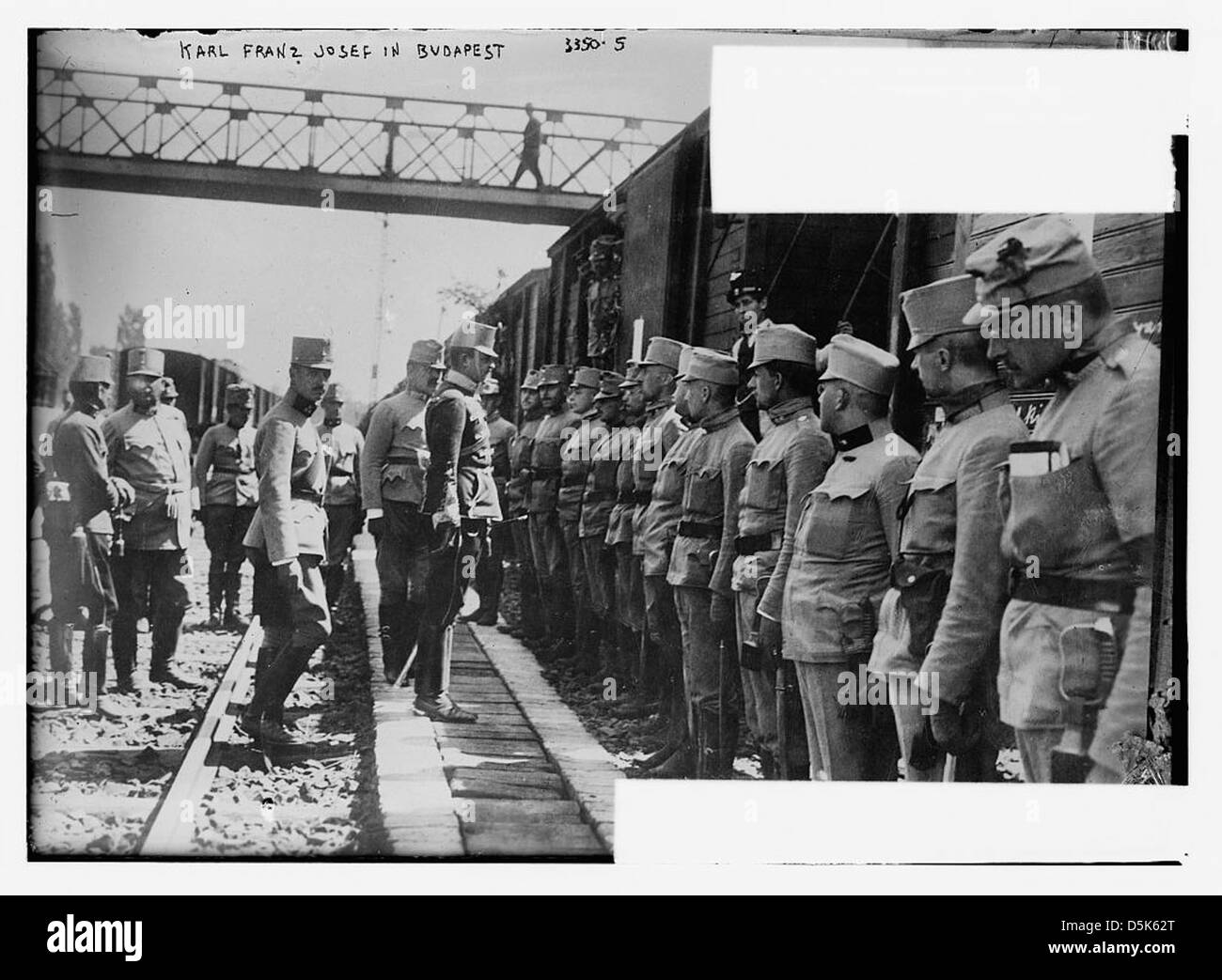 Karl Franz Josef à Budapest (LOC) Banque D'Images