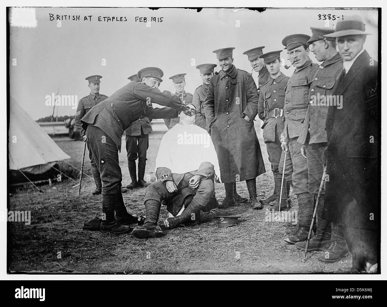 British à Etaples, 10 févr. 1915 (LOC) Banque D'Images