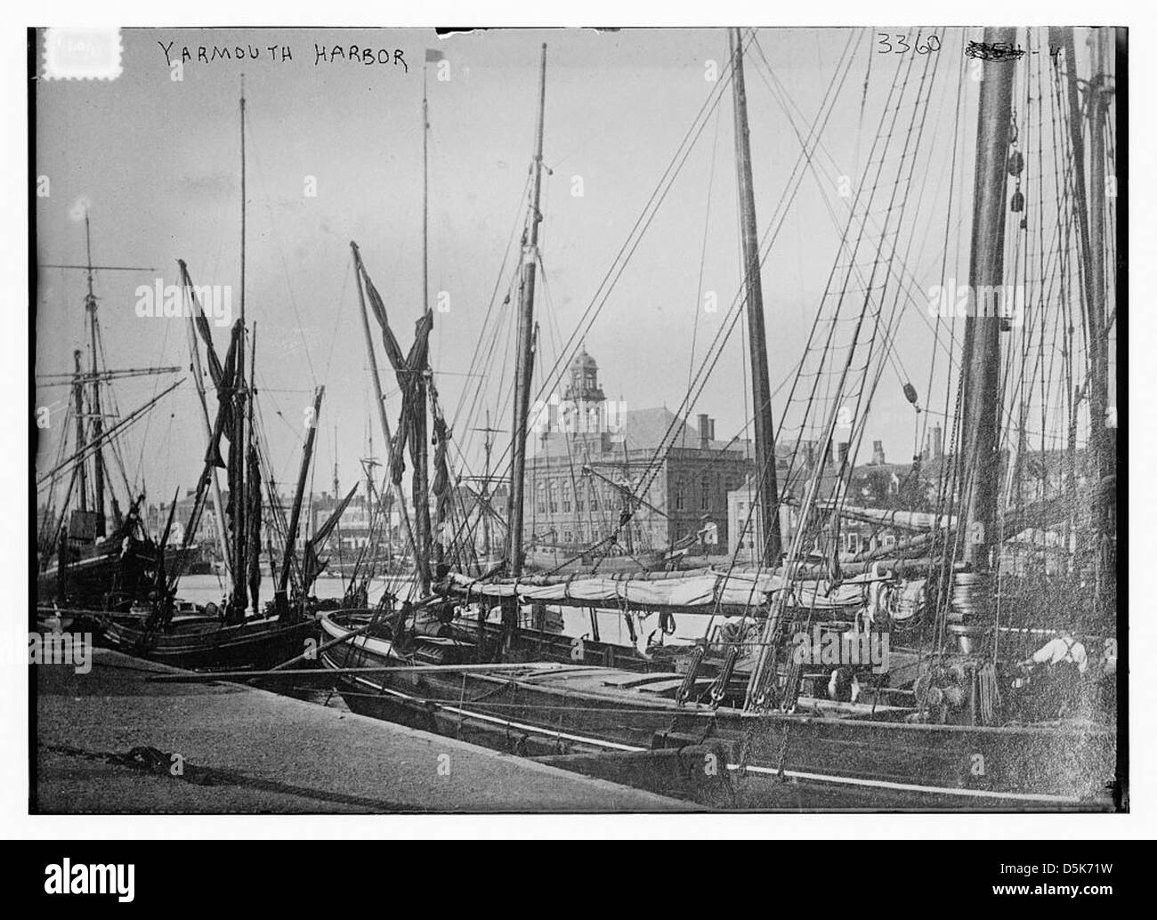 Le port de Yarmouth (LOC) Banque D'Images