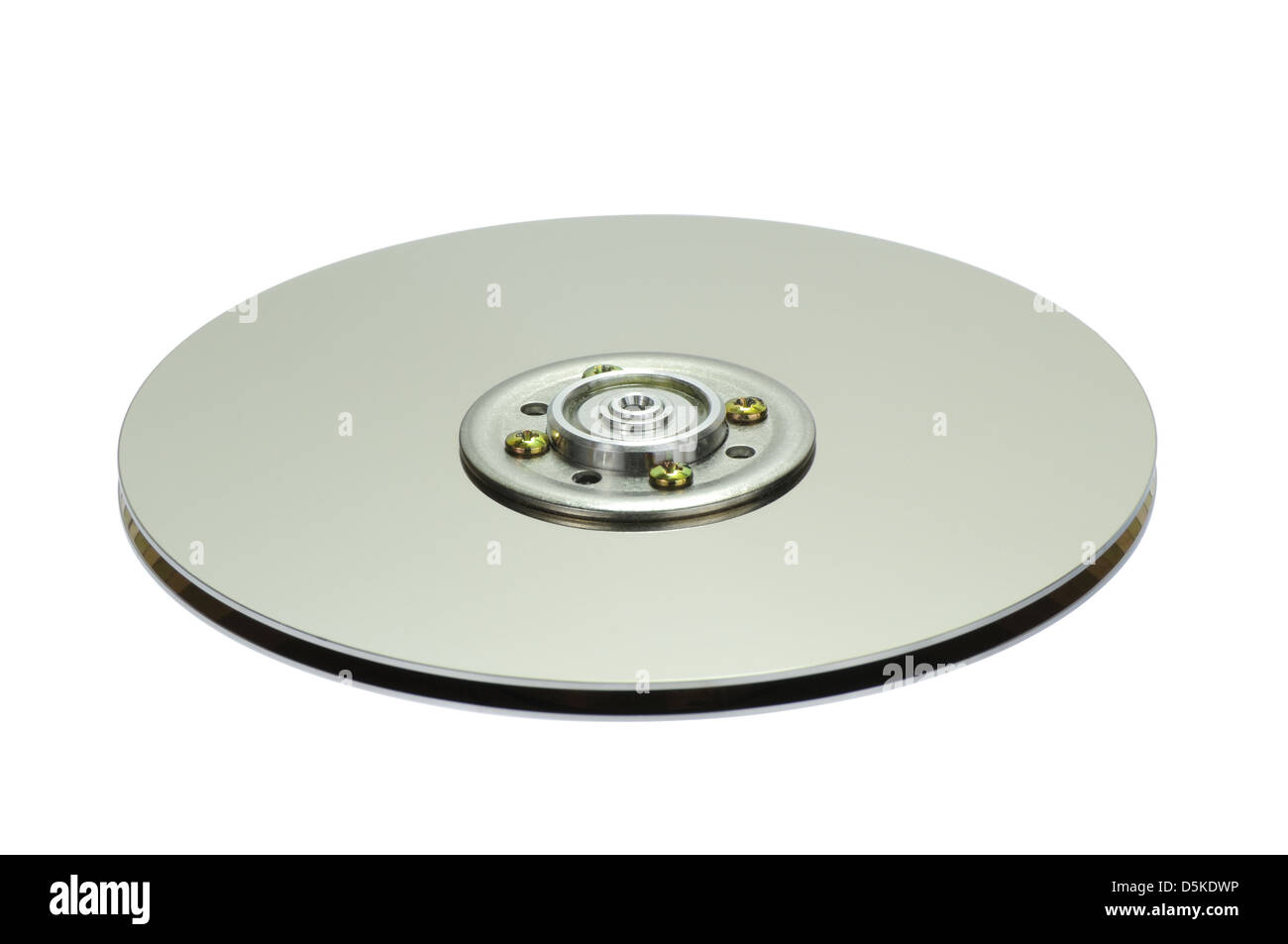 Les plaques blanches sur disque dur Banque D'Images