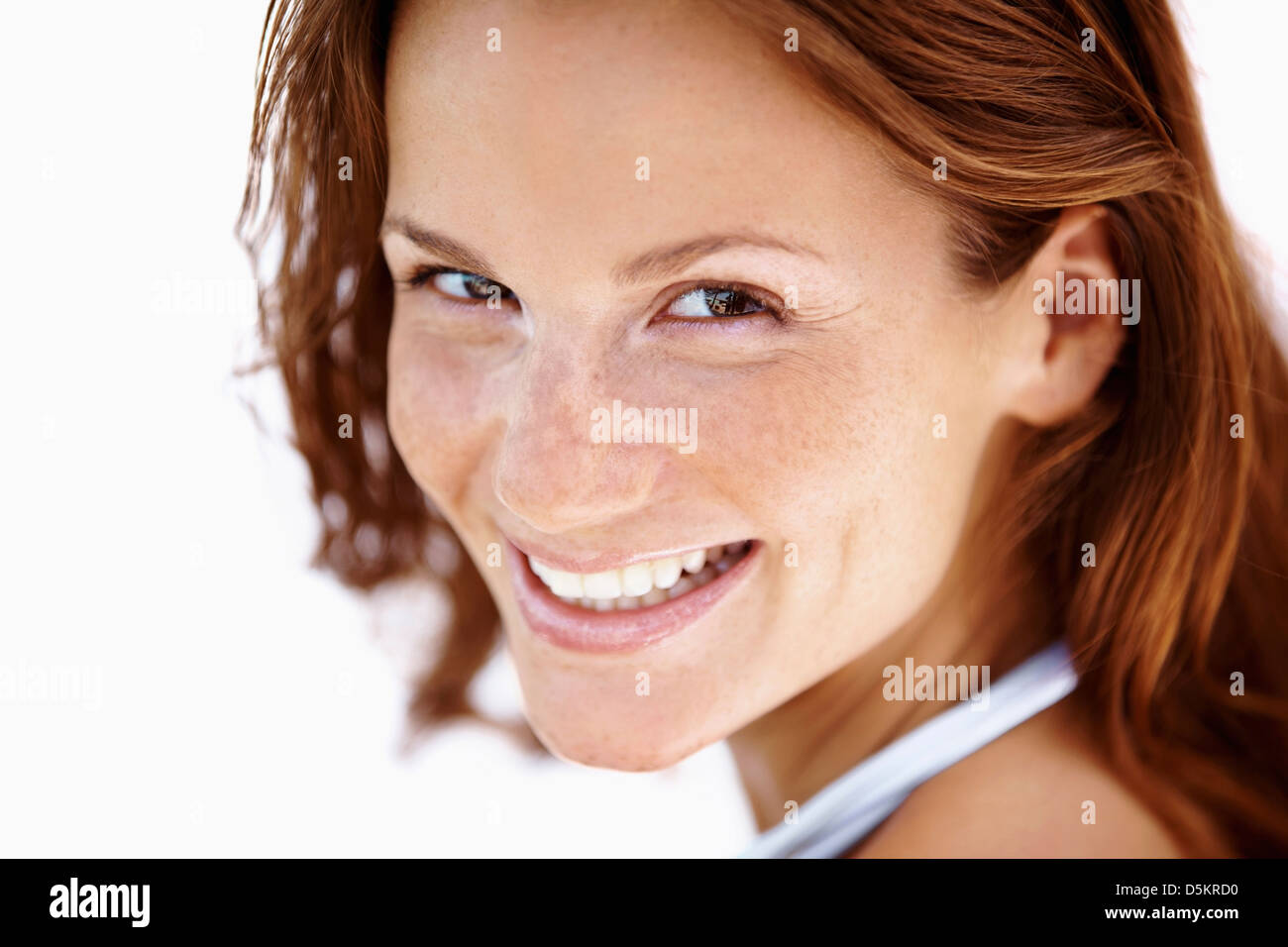 Studio portrait of Pretty woman Banque D'Images