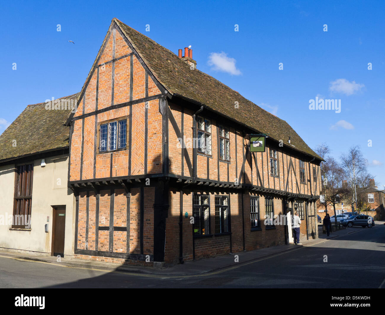 Le réseau public historique, maison chambre à King's Lynn. Banque D'Images