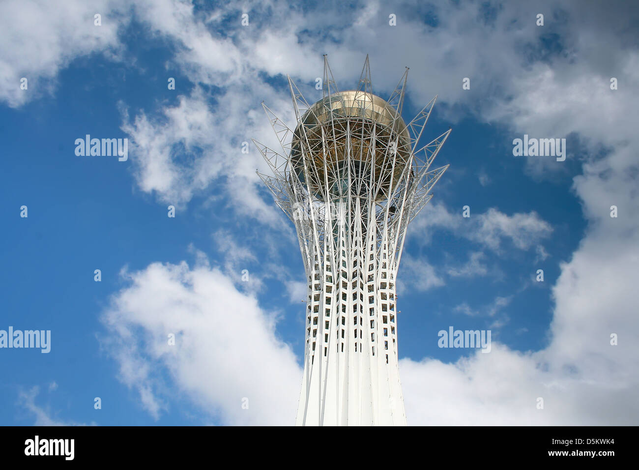 Tour Baiterek à Astana Banque D'Images