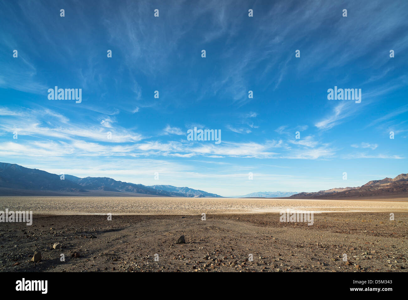 États-unis, Californie, Death Valley, paysage désertique Banque D'Images