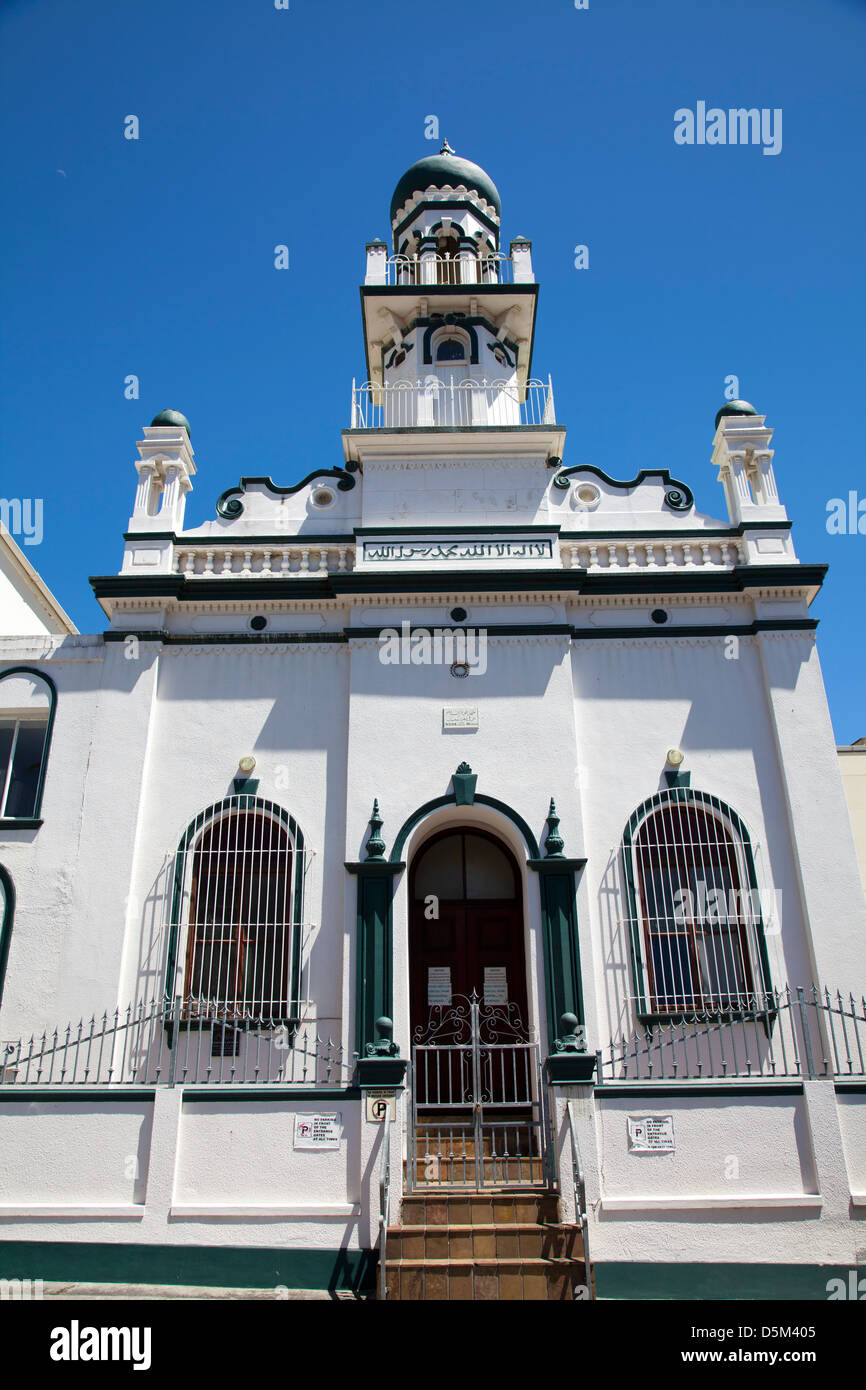 Quawatul - Mosquée Islam mosquée indienne dans la rue en boucle - Cape Town Banque D'Images