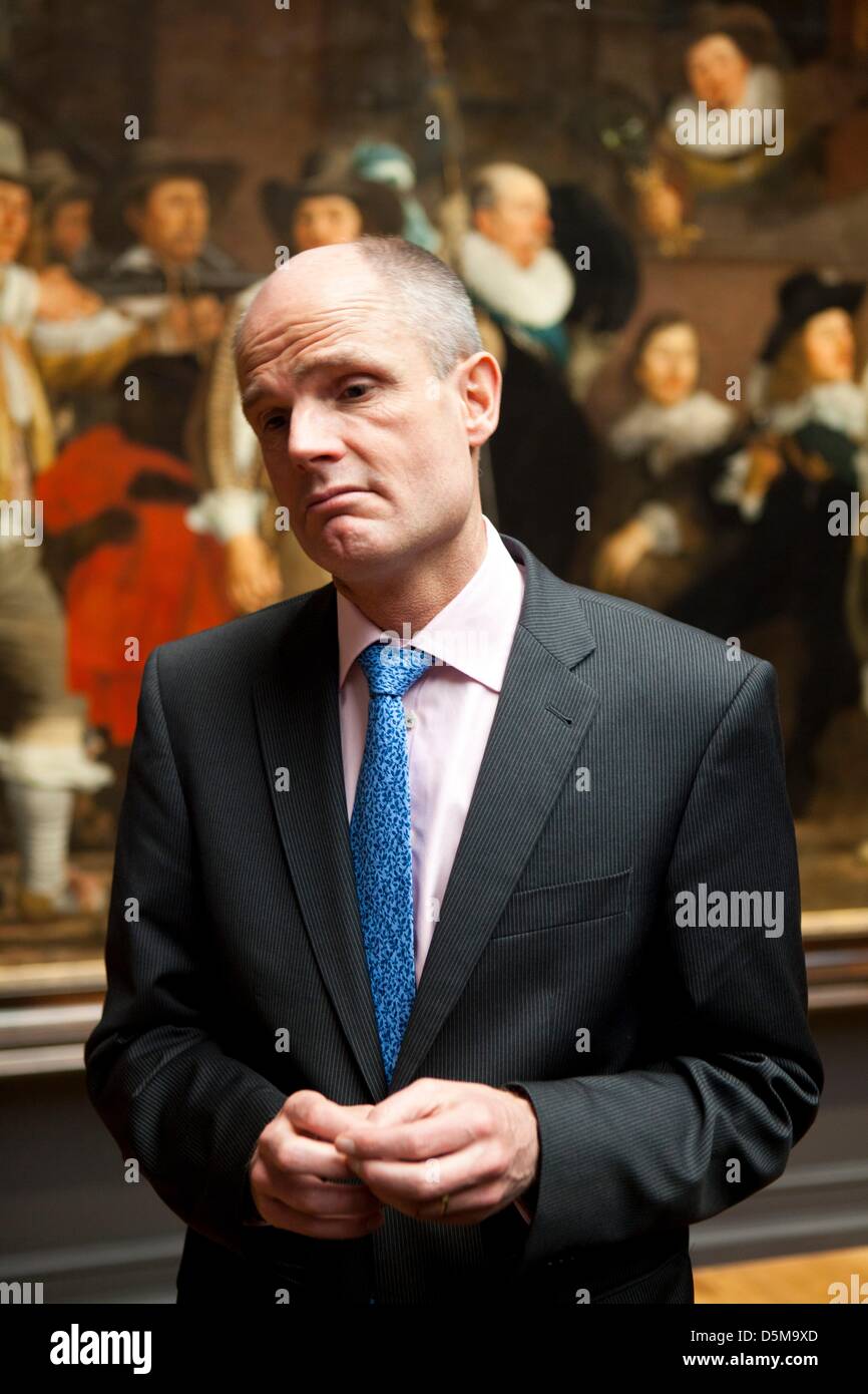 Ministre néerlandais Stef Blok d 'logement et municipalité services' à l'ouverture de la Rijksmuseum, Amsterdam' Banque D'Images