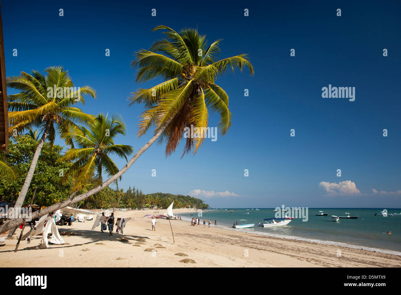 Madagascar, Nosy Be, Ambatoloaka beach Banque D'Images